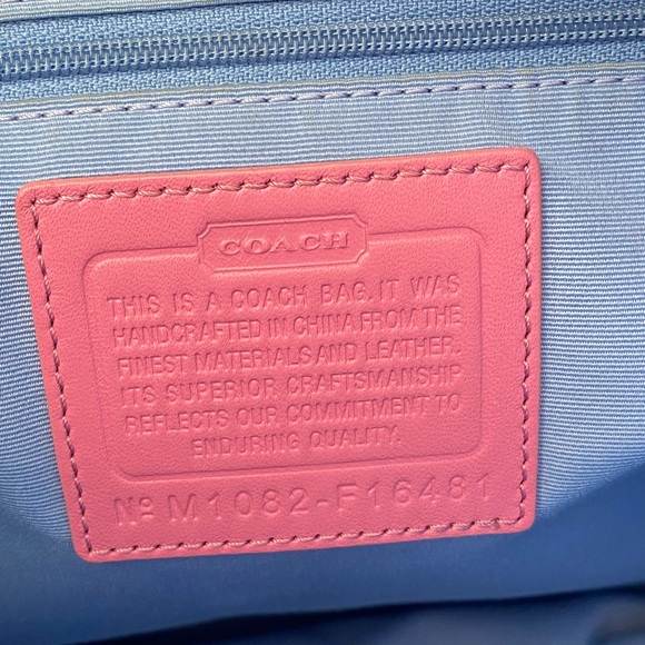 Coach Logo Over Shoulder Handbag - Picture 8 of 12